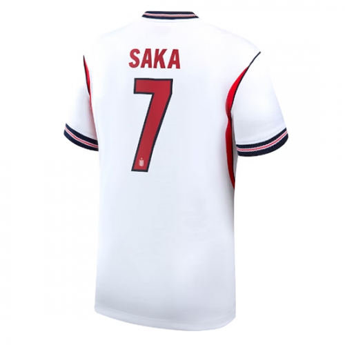 Billige Fotballdrakt England Bukayo Saka #7 Replika Hjemmedrakt VM 2026 Kortermet Billige Fotballdrakt England Bukayo Saka #7 Replika Hjemmedrakt VM 2026 Kortermet
